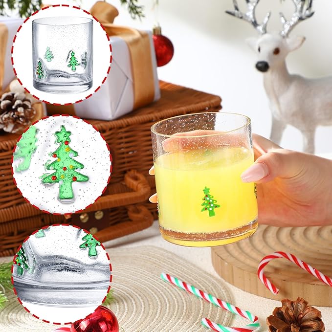 LemonRoad 4 Pcs Easter Icon Juice Glasses 12 oz Easter Stemless Wine Glasses Carrot Double Old Fashion Drinking Cups for Spring Holiday Drinks Party Supplies Gifts
