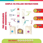 Kids Baking Kit by Baketivity + Highlights Magazine Booklet | Kindness Themed Baking Set for Kids | DIY Arts and Crafts Set | Heart Shaped Sprinkle Cookies | Kosher