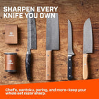 Tumbler Rolling Knife Sharpener Starter Set - Knife Sharpening Made Easy - Complete Gift Set (Pack of 2)