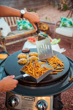 Cuisinart Griddle Food Mover - Extra-Large Stainless Steel Spatula for Rice,Vegetables and More,Perfect BBQ Tool,Cookouts,and Griddles,Large Scooper,5-cup Capacity Food Scoop,(Pack of 6)
