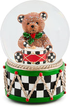 MACKENZIE CHILDS Snow Globe, Christmas Decor for Living Room, Holly Bear