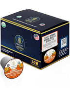 Organic Ginger Tea Pod with Echinacea, Turmeric, and Licorice for Keurig, Decaf by Teavity (36 Tea Pods)