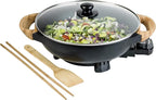 Bestron AEW100AS Electric Wok, Metal, 5 Litres