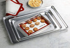 New Star Foodservice Commercial-Grade 18-Gauge Aluminum Sheet Pan/Bun Pan (9 x13 x1 inch (Quarter Size))