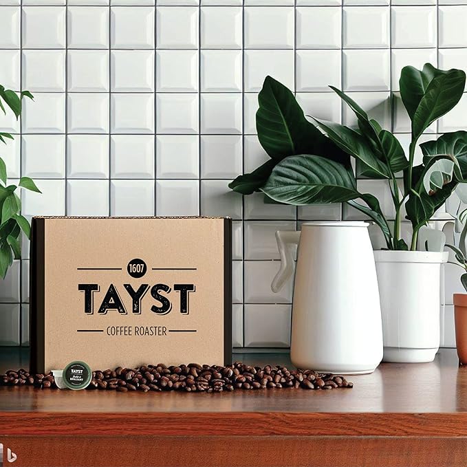 Tayst Coffee Pods, Vanilla Cream and Happy Hazelnut Medium Roast, K Cups Compatible with Keurig Coffee Maker, Sustainable Single Serve, Pack of 100