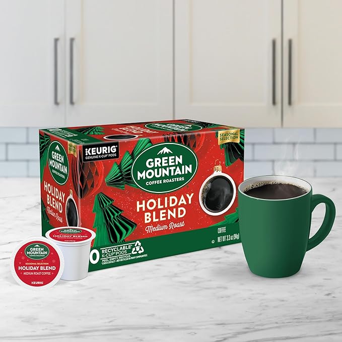 Green Mountain Coffee Roasters K-Cups, Holiday Blend, 10 Count