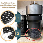 MS-624913 Grid for Coffee Maker, Black, ms 624913 Drip Tray Grid Cup Mug Rest for Krups Nespresso Vertuo Next, Nexpresso Vertuo Next Grinder