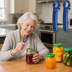 2 Pcs Readaeer Jar Opener for Weak Hand & Seniors with Arthritis (Blue)