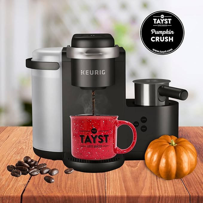 Tayst Coffee Pods, Pumpkin Crush Medium Roast, K Cups Compatible with Keurig Coffee Maker, Sustainable Single Serve, Pack of 30