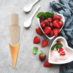 NOLITOY 2pcs Cone Mold Wooden Cream Horn Mold Cannoli Molds for Baking Pastry Molds Cannoli Forms DIY Tools Pizzelle Roller Lady Lock Pastry Horn Acopes Thousand Layer Cake Miss Human Body
