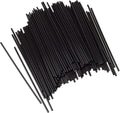 Chef Craft 5 Inch Coffee Stirrer Straws-Set of 150, Pack of 1, black
