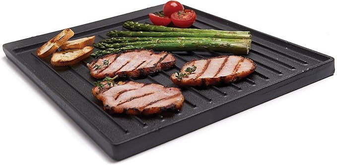 Broil King 11221 Exact Fit Cast Iron Griddle, Signet and Crown (Prior to 2006) Series Grills, Black