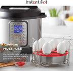 Instant Pot Official 8-Piece Cook/Bake Set, Versatile and Durable, Compatible with 6-Quart and 8-Quart Cookers, Red, Excellent for Cooking, Baking, Storing, and Reheating, BPA-Free and Heat Resistant