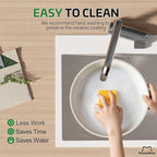 26 Pcs Pots and Pans Set Non Stick, Ceramic Cookware Set Non Toxic with Detachable Handles, Healthy Induction Cookware Oven Safe RV Kitchen Set, PFAS PFOA & PTFE Free, Cream White