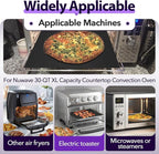 8 PCS Toaster Oven Liner for Nuwave Bravo Air Fryer Toaster Smart Oven, Reusable Teflon Liner, Air Fryer Accessories for Nuwave 12-in-1 30-QT XL Capacity Countertop Convection Oven