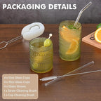 ZMOWIPDL Vintage Hobnail Drinking Glasses Set of 8,Green 12 oz & 15oz Highball Glass Cups, Kitchen Drinkware Glassware,Embossed Water Tumbler,for Beer,Cocktail,Whiskey,Juice and Various Mixed Drinks