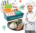 eat2explore Cooking Kits for Kids 17 Pcs – Interactive & Educational Kids Cooking Sets Real for Ages 5 and Up,3 Recipe Cards & Global Ingredients – Fun for Young Chefs (Japan Edition)