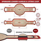 Sourdough Silicone Bread Sling for Dutch Oven, 2PCS Non-Stick Reusable Baking Mat with Long Handles, Essentials Bread Making Supplies for Dough Transfer and Loaf Pan Lifter Liner, Set Of Oval & Round