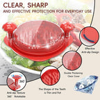 XL Chicken Shredder, Large Pro Meat Shredder Tool Twist with Ergonomic Handle, Strong Non-Slip Base, Dishwasher Safe, Kitchen Chicken Grinder for Ground Food, Vegetables, Red
