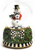 MACKENZIE-CHILDS Snow Globe, Christmas Decor for Living Room, Snowman