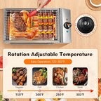 Electric Indoor Outdoor Grill, 1800W Commercial Electric Grill with Removable Griddle, Adjustable Temperature 122F-572F, Stainless Steel Smokeless Indoor Grill for Party Cooking Home Commercial