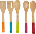 Core Colorful Bamboo Utensils 5-Pieces Set