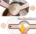 Silicone Bread Sling for Dutch Oven, 2 PCS Non-Stick & Easy Clean Reusable Silicone Baking Mat with Long Handles, Easy to Transfer Sourdough Bread