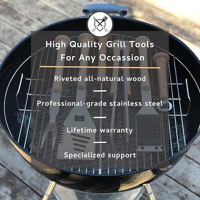 Baseball BBQ | 'Slider' Multi-Tool Spatula | BBQ Grilling Accessories & Utensils for Baseball Fans| Unique Wooden Bat Handle & Quality Stainless Steel Design | Ideal Gift for Dads or Grill Master