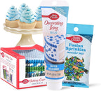 Betty Crocker Cupcake Kit For Boys - Includes 100 ct Betty Crocker blue cupcake liners, Fusion Monster Mix Sprinkles, and Decorating Blue Icing - Perfect for gender reveals, baby showers, & birthdays