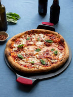Lodge Cast Iron 15-Inch Pizza Pan with Silicone Grips