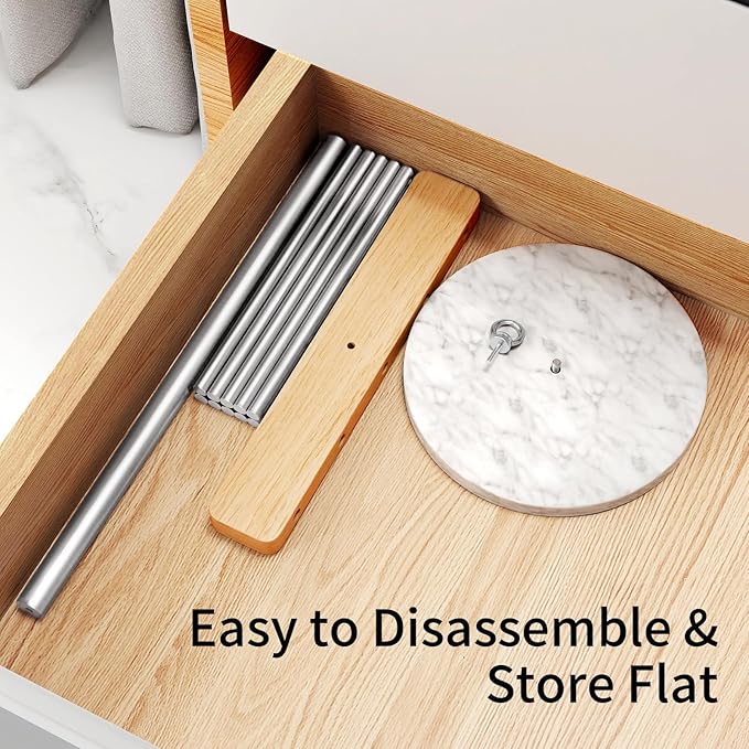 Pasta Drying Rack, Large Noodle Drying Rack with Stable Marble base, Easy to Use and Transfer for Drying Pasta and Cooking.