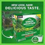 Green Mountain Coffee Roasters Colombia Select Coffee, Keurig Single-Serve K-Cup pods, Medium Roast, 32 Count