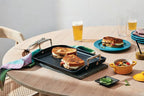 Le Creuset Toughened Nonstick PRO Griddle with Bi Material Slotted Turner, 14"