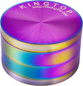 KINGTOP 3 Inch Large Grinder, Zinc Alloy Mills (Colorful)