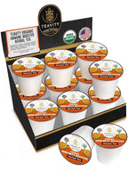 Organic Ginger Tea Pod with Echinacea, Turmeric, and Licorice for Keurig, Decaf by Teavity (12 Tea Pods)