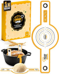 CRUSTLOVE Silicone Bread Sling for Dutch Oven – Non-Stick Sourdough Sling & Baking Mat – Reusable & Easy to Clean – Heat Resistant to 480°F – Silicone Sourdough Sling for Artisan Bread Baking Supplies