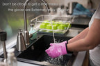 KITCHEN PERFECTION Silicone Smoker Oven Gloves -Extreme Heat Resistant BBQ Gloves-Handle Hot Food Right on Your Grill Fryer & Pit|Waterproof Grilling Cooking Baking Mitts|Superior Value Set+3 Bonuses