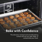 New Star Foodservice Commercial-Grade 18-Gauge Aluminum Sheet Pan/Bun Pan (18 L x26 W x1 H (Full Size) XL Size Measure Oven)