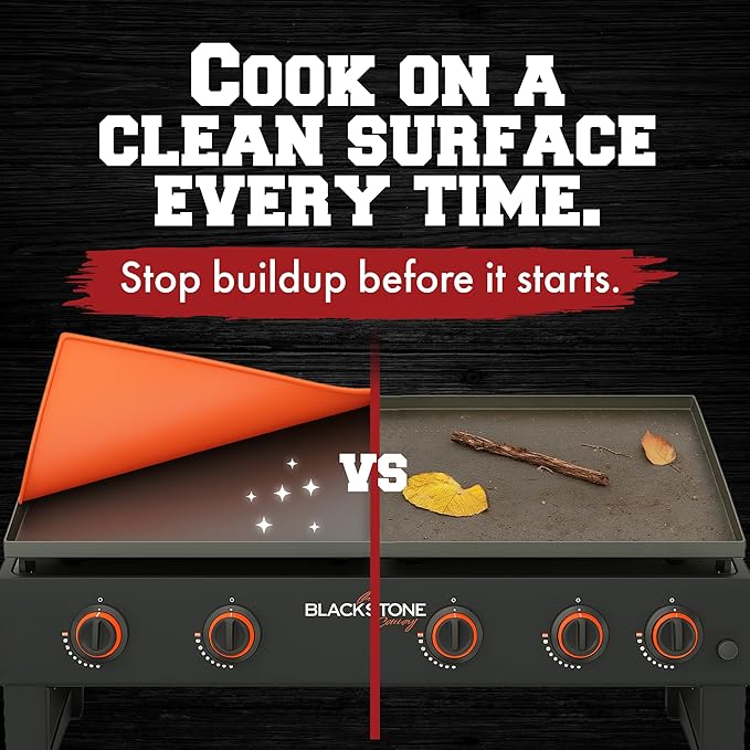 Kitchen perfection 22" Premium Silicone Griddle Cover Mat for Blackstone Griddle 22 Inch - Hermetic Protection from Rust & Debris All Year, Fits All Blackstone 22 Inch Models - Food Grade Silicone