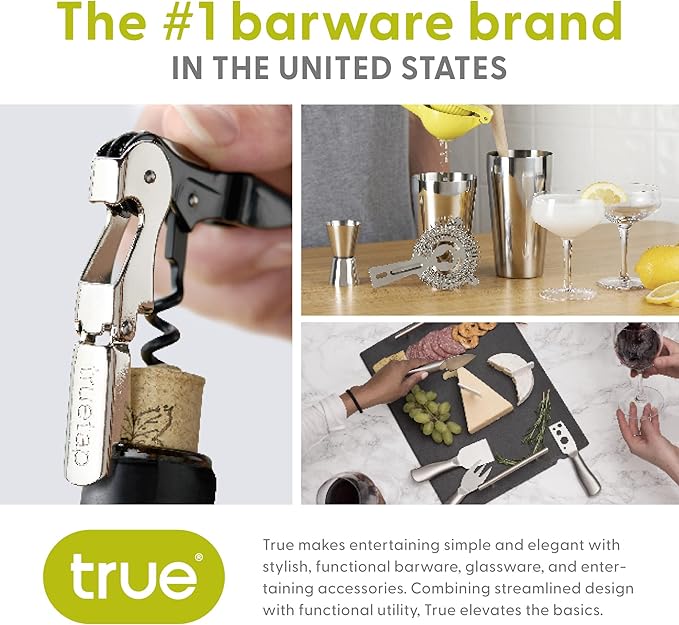 TRUE Measured Pour Spouts for Liquor Bottles Alcohol Pouter Spouts Home bar Liquor Pourers, 0.5oz, 1oz, 2 oz, Set of 6