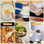 Mixing Bowls with Airtight Lids Set, 20 PCS Kitchen Gadgets Set, 6 Stainless Steel Bowls,3 Grater Attachments,Non-Slip Silicone Bottoms,Great for Serving&Baking,Size 5, 4, 3.5, 2.1, 1.5, 1.1QT (Khaki)