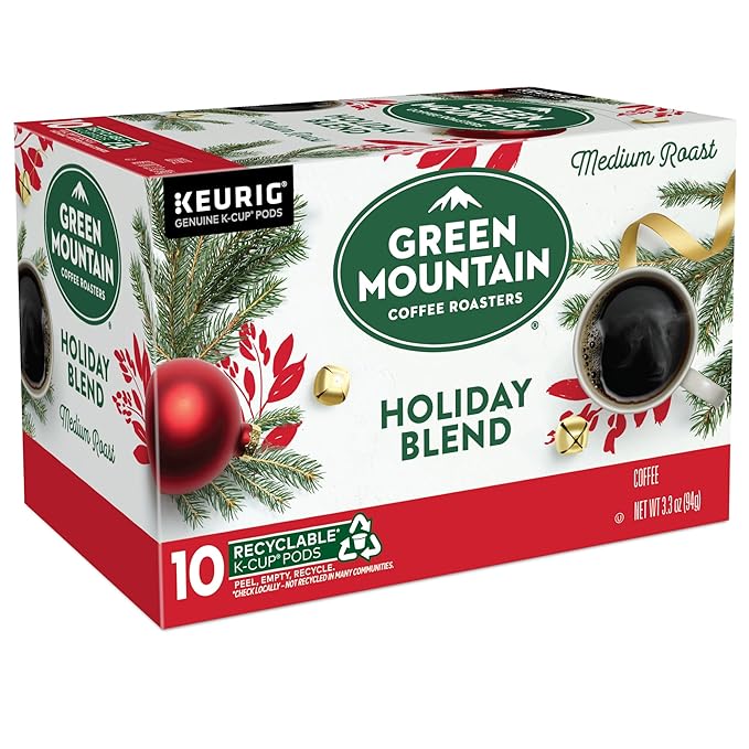 Green Mountain Coffee Roasters, Holiday Blend Coffee, Keurig Single Serve K-Cup Pods, 60 count