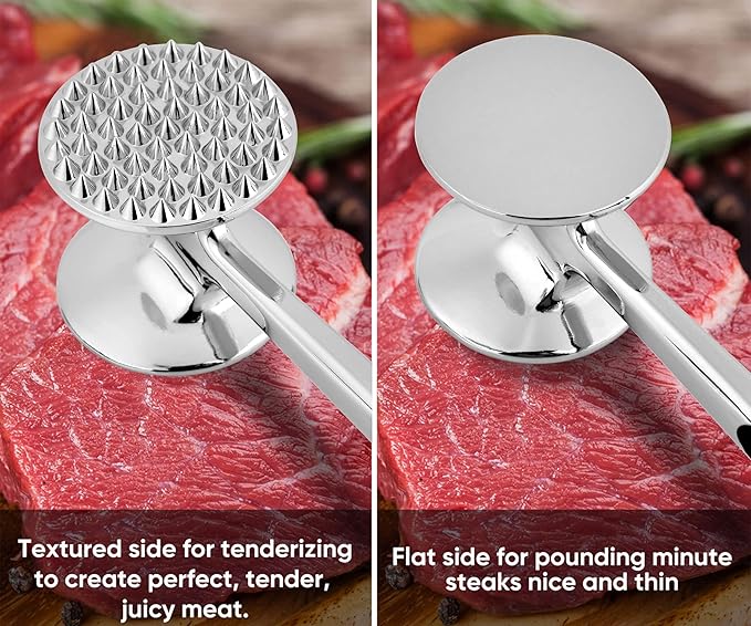 Meat Tenderizer Kitchen Mallet Hammer Tool Manual Pounder For Tenderizing Chicken Steak Beef Poultry