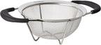 ExcelSteel Professional Quality Heavy Gauge Mesh Colander With Santopreme Handles, 6-1/2-Inch