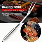 Small Travel 5-Piece 304 Stainless Steel Grill Tool Set with Storage Case – BBQ Grilling Accessories, Ideal Gift for Men & Cooking Lovers