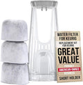 Keurig Filter Replacement Starter Kit - Water Filters for Keurig 2.0, K-Duo, K-Duo Hot & Iced, K Duo Essentials, K-Compact Coffee Makers by PureHQ - Includes Short Filter Holder and 3-Pack Cartridges
