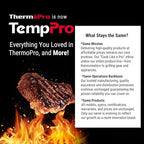 TempPro Digital Meat Thermometer for Cooking and Grilling, BBQ Food Thermometer with Backlight and Kitchen Timer, Grill Temperature Probe Thermometer for Smoker, Oven, Baking,Oil(Previously ThermoPro)
