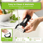 Spring Chef Stainless Steel Y Shaped Vegetable Peeler for Kitchen - Heavy Duty Potato Peeler with Ultra Sharp Blades & Soft Grip Handle for Apple, Carrot, Cucumber, Veggie, Fruit, Citrus - Black