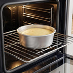 Lawei Round Cake Pan Set of 3 (4/6/8 Inch), Aluminum Baking Pans with Removable Bottom for Even Heating, Nonstick Tier Cake Tins for Cakes, Weddings, Birthdays, Holidays and Home Bakers