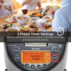 Tiger JKT-D Multi-Functional Induction Heating (IH) Electric Rice Cooker with 12 Cooking Settings (Silver Black)